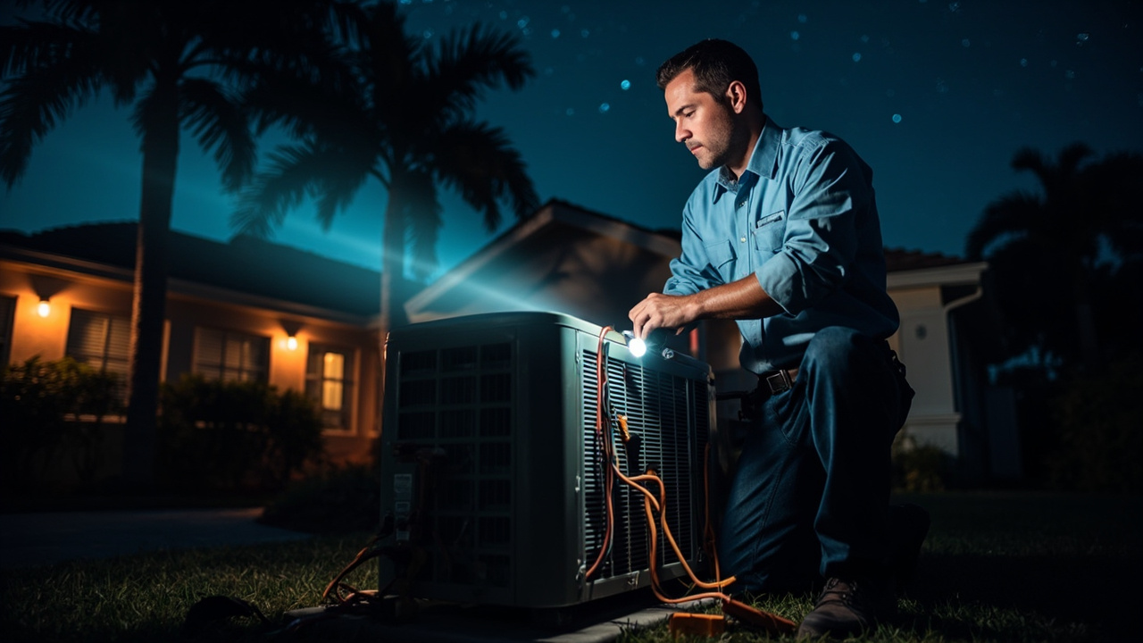 24/7 Emergency AC Repair in Miami – Technicians Dispatched in Under 60 Minutes
