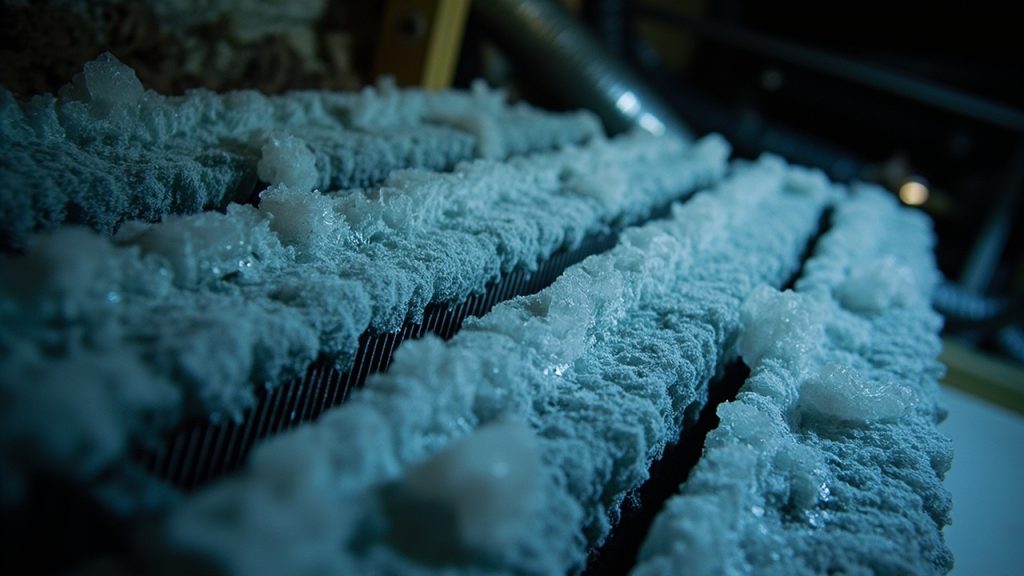 Iced Up Evaporator Coil in Miami FL 33131