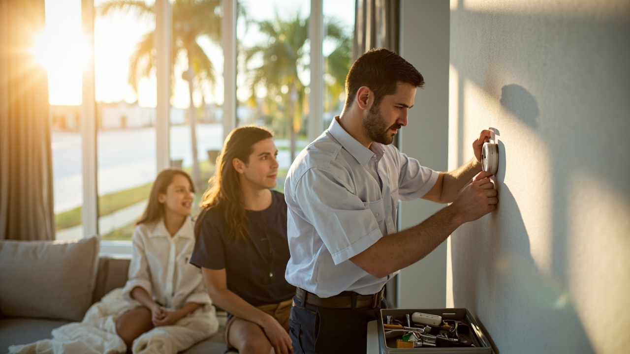 Smart Thermostat Installation in Miami | Professional Wi-Fi Thermostat Setup That Cuts Your Cooling Bills Year-Round
